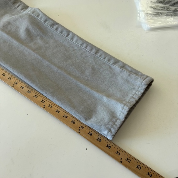 Levis Strauss 501 XX VTG 90s Light Gray Denim Button Fly Jeans Mens 34 x 34 - Picture 9 of 10